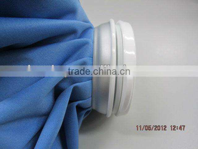 9'' solid blue fabric ice bag