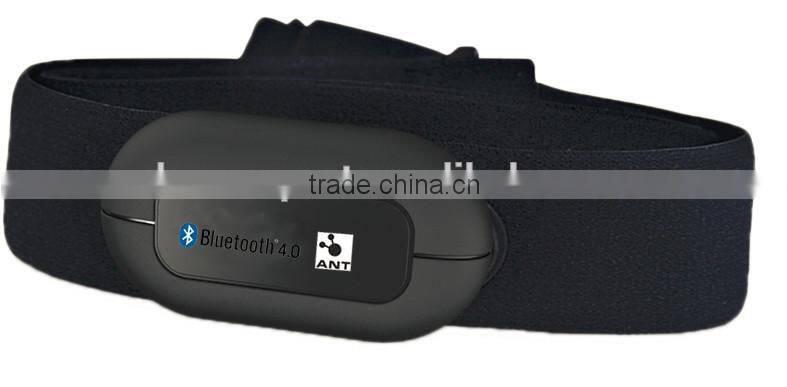 Bluetooth4.0 + ANT Dual mold Heart Rate monitor chest belt