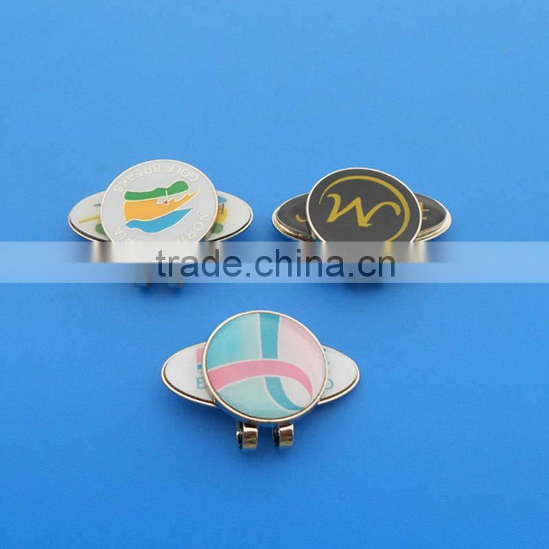 bulk custom iron metal magnetic golf ball markers