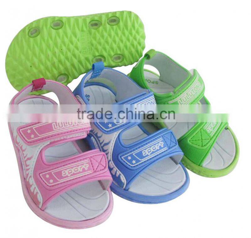 New designs flat sandals for children 2015