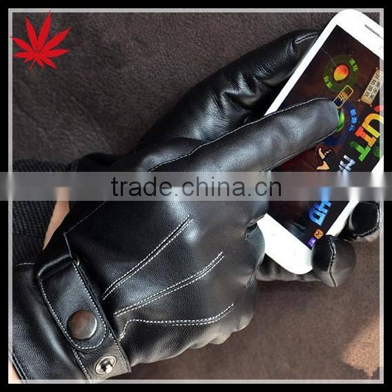 Men's Winter touch screen gloves for smart phone
