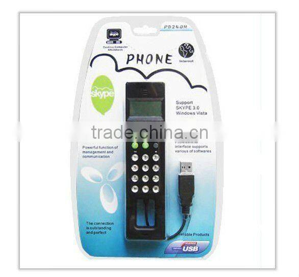 USB Skype Phone with LED display