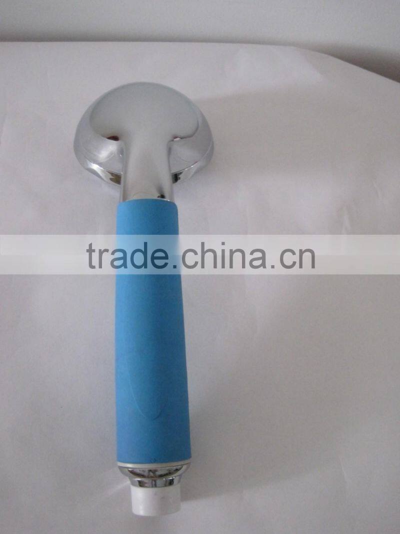 Six functions chrome shower abs shower head matching shower