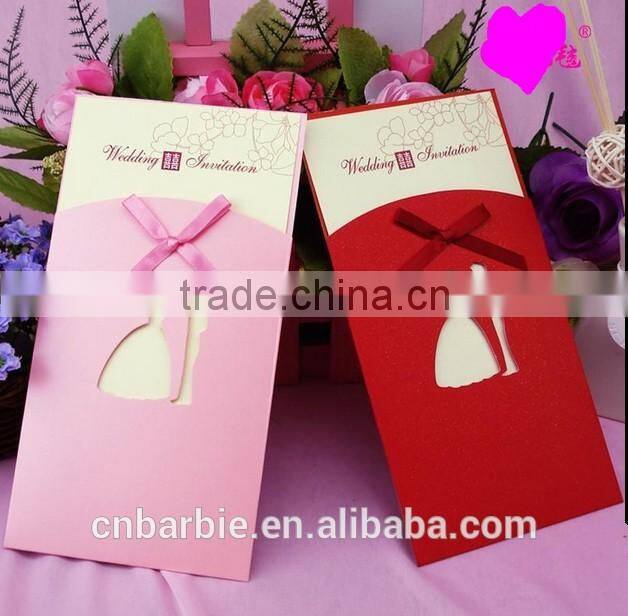 2014 unique wedding invitation card