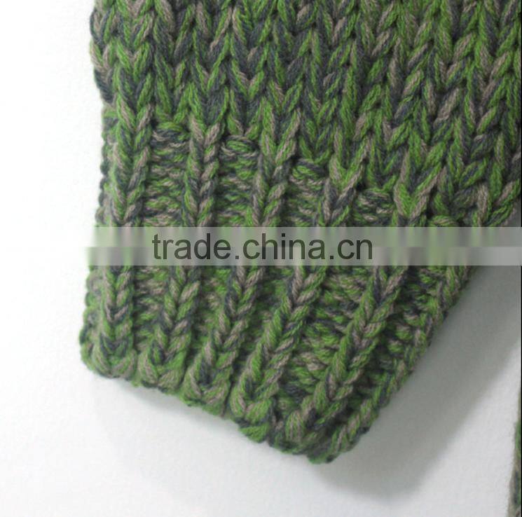 Deep v-neck knitting long coat lady long sleeve pocket casual sweater cardigan