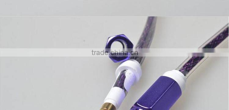 Cheap Transparent Crystal Audio Cable For Aux Stereo Cable,3.5mm Aux Cable / Audio Cable / Video Cable With Hexangular Design