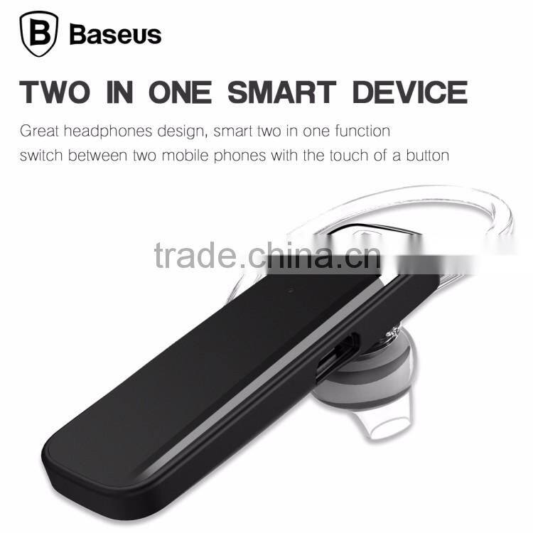 BASEUS TIMK Series Wireless Earphone For iPhone SE 6 6S Universal Ear Hook Bluetooth Headphone For Samsung S5 S6 FOR HTC TB-0328