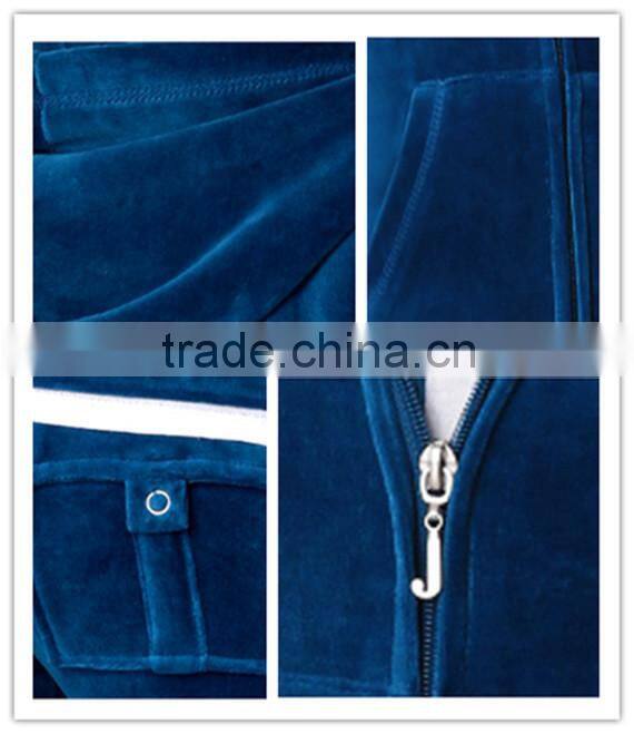 2015 Hot Sale Fashion Women Spring Autumn Velvet Yoga Hoodie Sports Suit Leisure Sportswear Hoodie+Pants