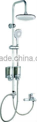 New style high quality wall mounted bathroom shower set with double shower heads