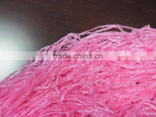 13NM Nylon/polyester feather knitting yarn for sweater/scarf