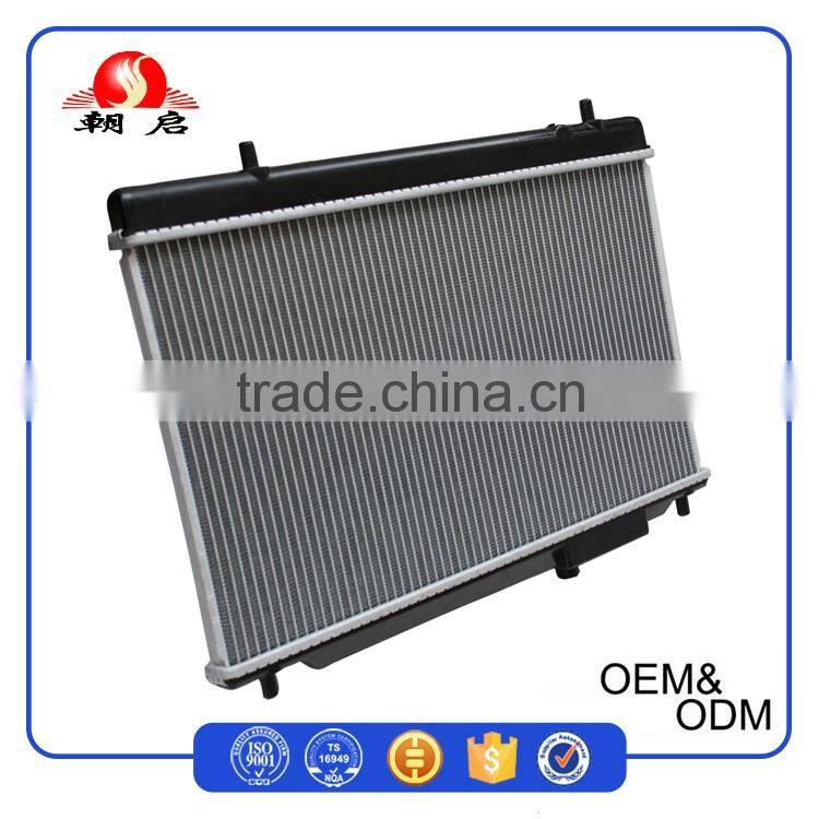 Vehicle Spare Parts Black Brazing All Aluminum Water Cooling Vehicle Radiator With 60W Cooling Fan