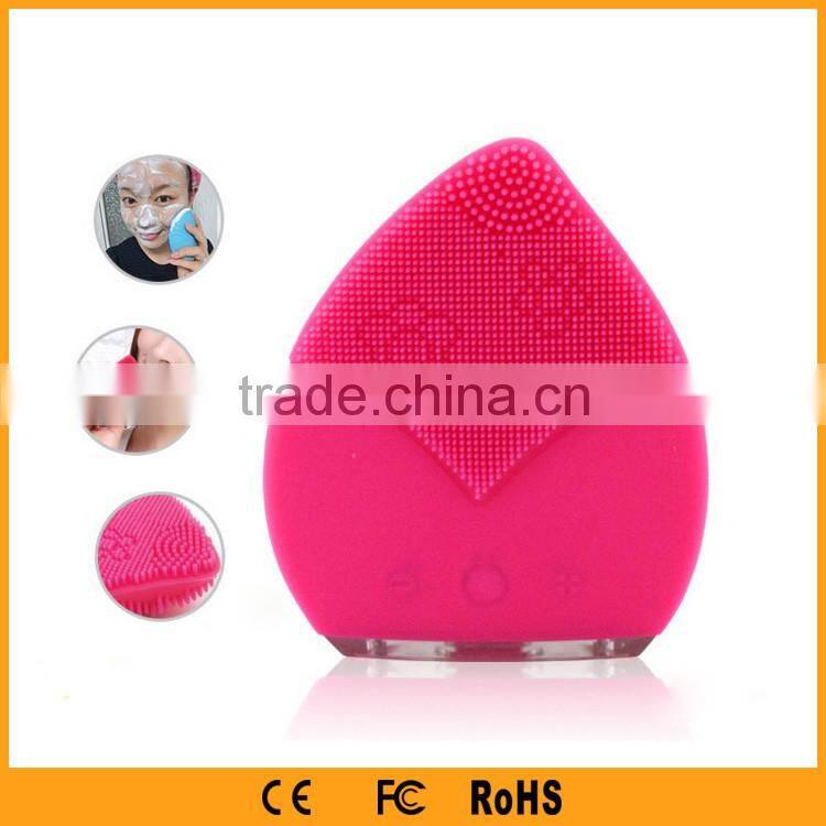 Facial Massage Brush Silicone Plastic Handheld Massager