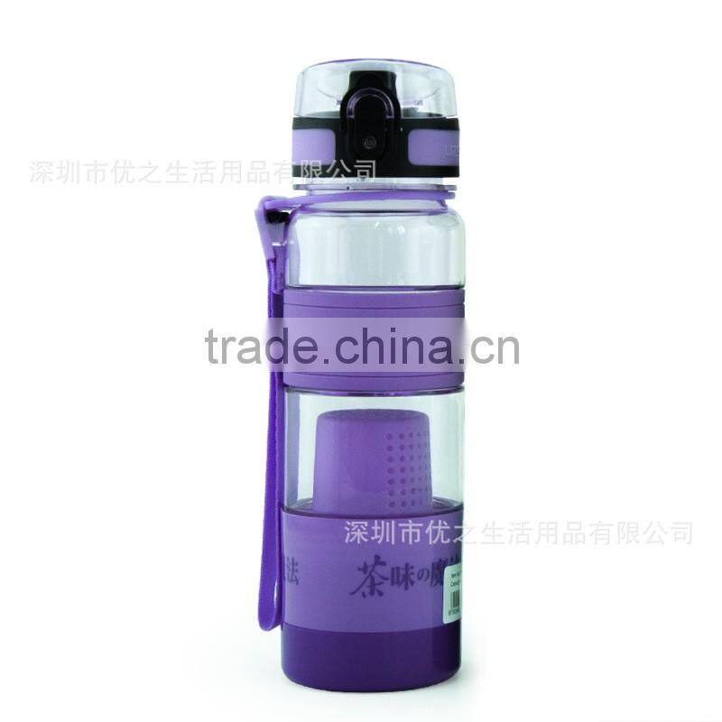 Best Price Personalized Outdoor tritan bottle with tea strainer