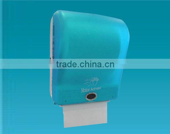 blue plastic electric automatic toilet paper holder dispenser, paper dispenser automatic