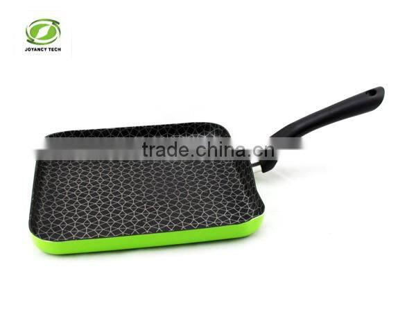 Aluminum Nonstick Press / Forged BBQ Square Frying Pan Grill Pan Skillet Non-stick Pan