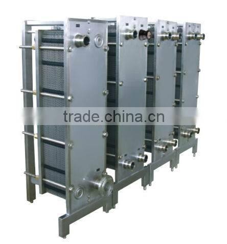 Plate heat exchanging equipment