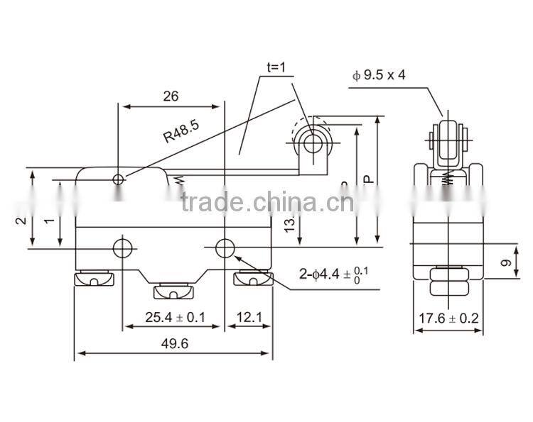 CNTD Highly Electrical Switch Micro switch 15A 250V Electrical switch CM-1703