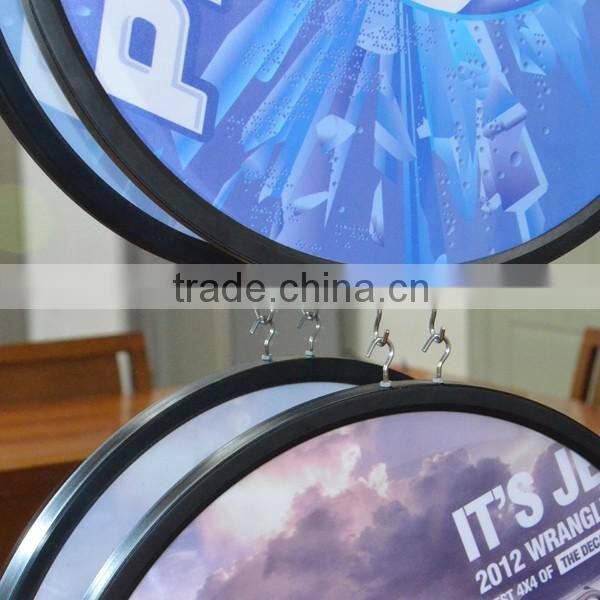 Edgelight PF9 ABS Plastic round signs advertising