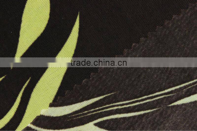 100 viscose single jersey printed knitted fabric
