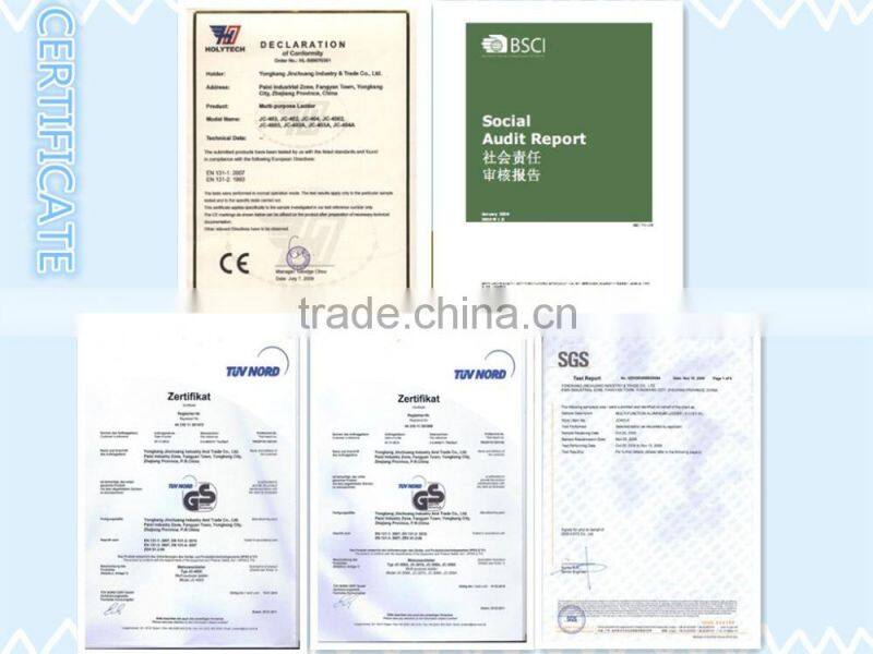 4_step ladder Aluminium household ladder with handrails