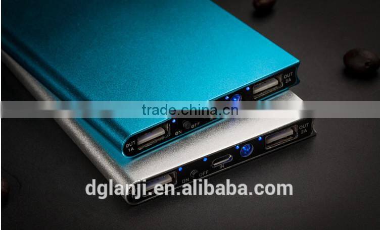 Hot New Product for 2015 Super Thin 12000mA Portable Power Bank