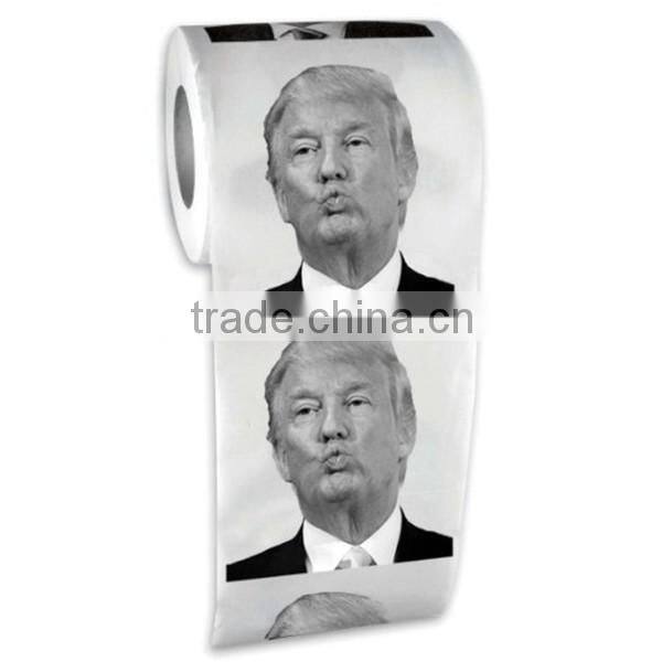 Donald Trump Toilet Paper Novelty Funny Toilet Paper Gag Gift