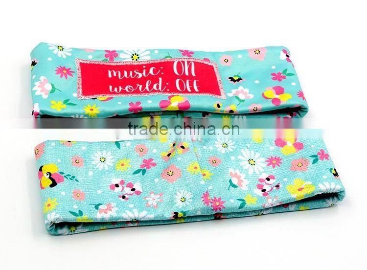 Fabric forehead hoop wearing headphones hoop sleeping earbuds headphones