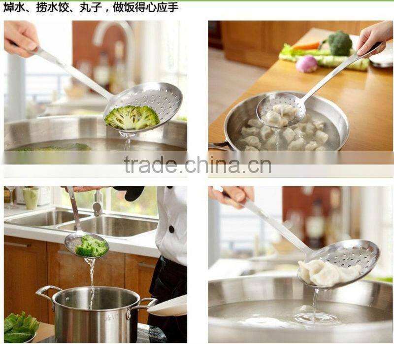 All Frged Kitchen Utensils Strainer Scoop,Strainer Ladle