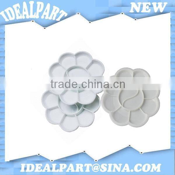 9 holes plastic drawing artist palette