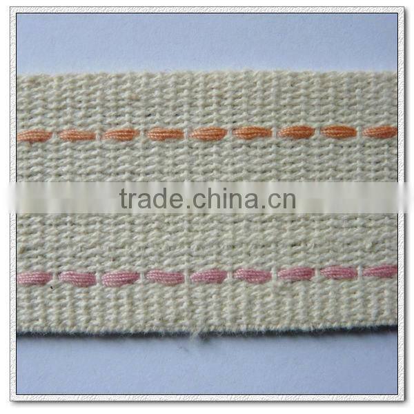 1 1/2 heavy cotton strap for belt,38mm colored cotton webbing for bags
