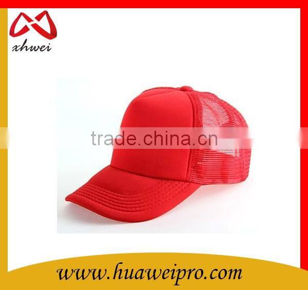 Manufacturer NEW Blank Sports Trucker Cap Mesh Custom Trucker Cap Plain