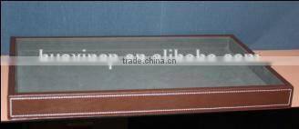 Customized wooden belt wallet display racks