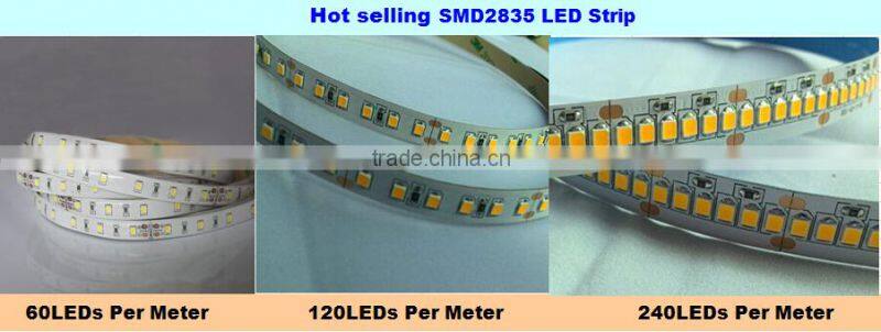 Best Price!Waterproof Optional LED Strip 0.2W 2835 SMD led strip high lumen 120led/m