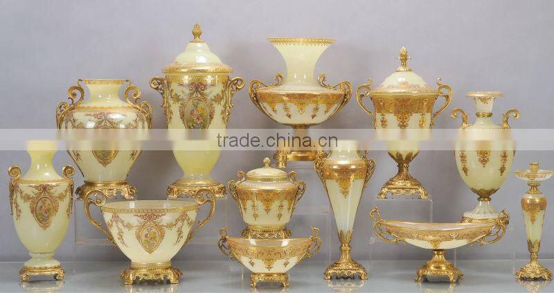 Antique Classical European Glass Decor