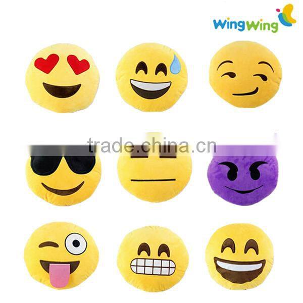 wholesale smile face emoji plush pillow