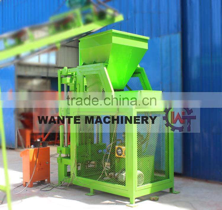 WANTE MACHINERY universal and fully automatic interlocking block molding machine WT2-10