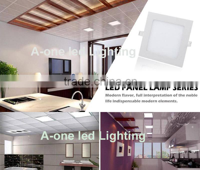 dinmable ip44 led lamp 9w led pannel light for showroom with saa rohs c-tick