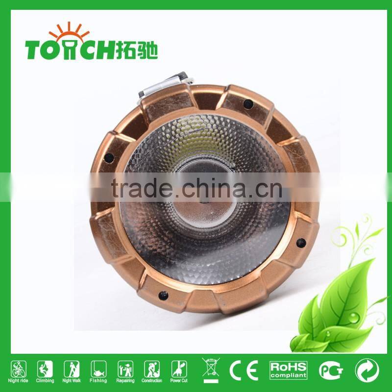 New Product Promotion Solar Rechargeable LED Lantern Flashlight Camping Light with 3w Flashlight Outdoor Camping Lamp