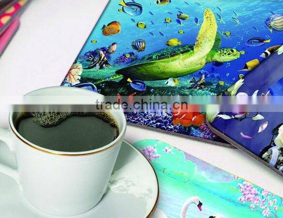 2013 hot lenticular 3D place mats of classical flower