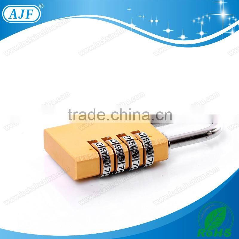 AJF New Arrival top security 3 digits colorful aluminium combination coded lock