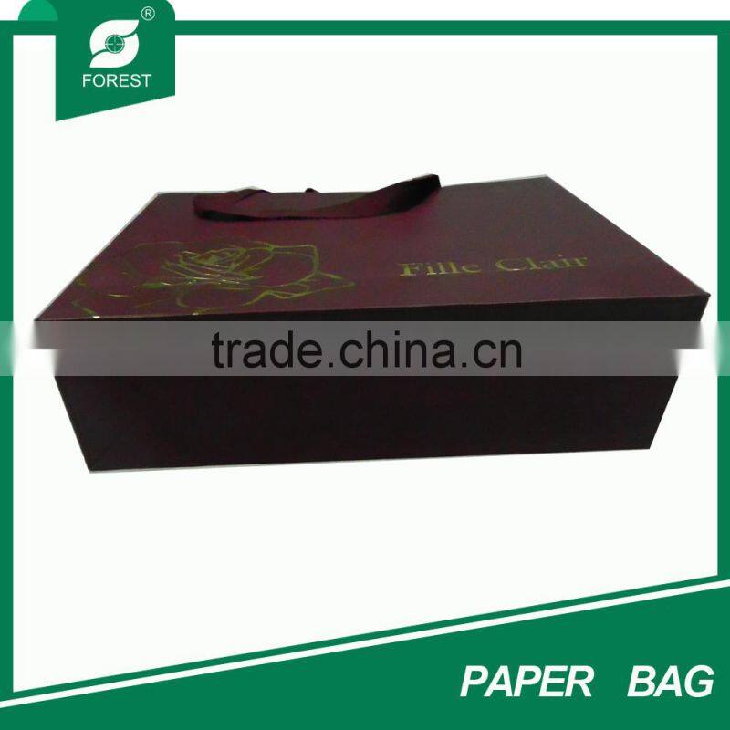 KRAFT PAPER BAG & SHOPPING BAG WITH PAPER HANDLE