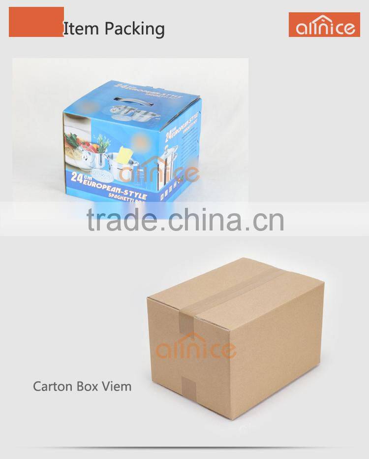 American pasta cooking pot stainless steel steamer kitchen pot