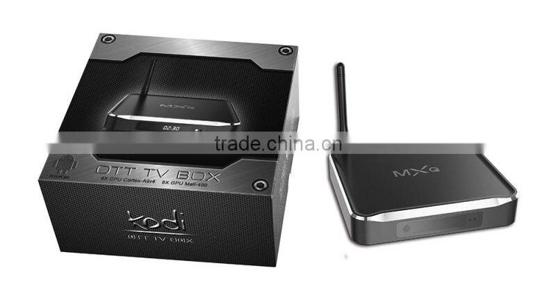 AML S812 Quad core RJ45 802.11B/G/N WIFI Dual band wifi android tv box 2gb ram cocobox