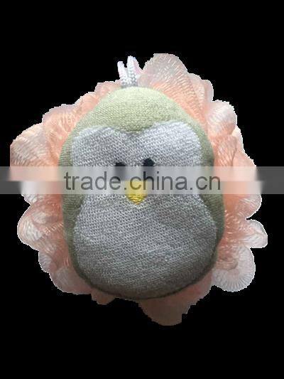 Cartoon exfoliating bath mesh sponge shower ball wash scrubber
