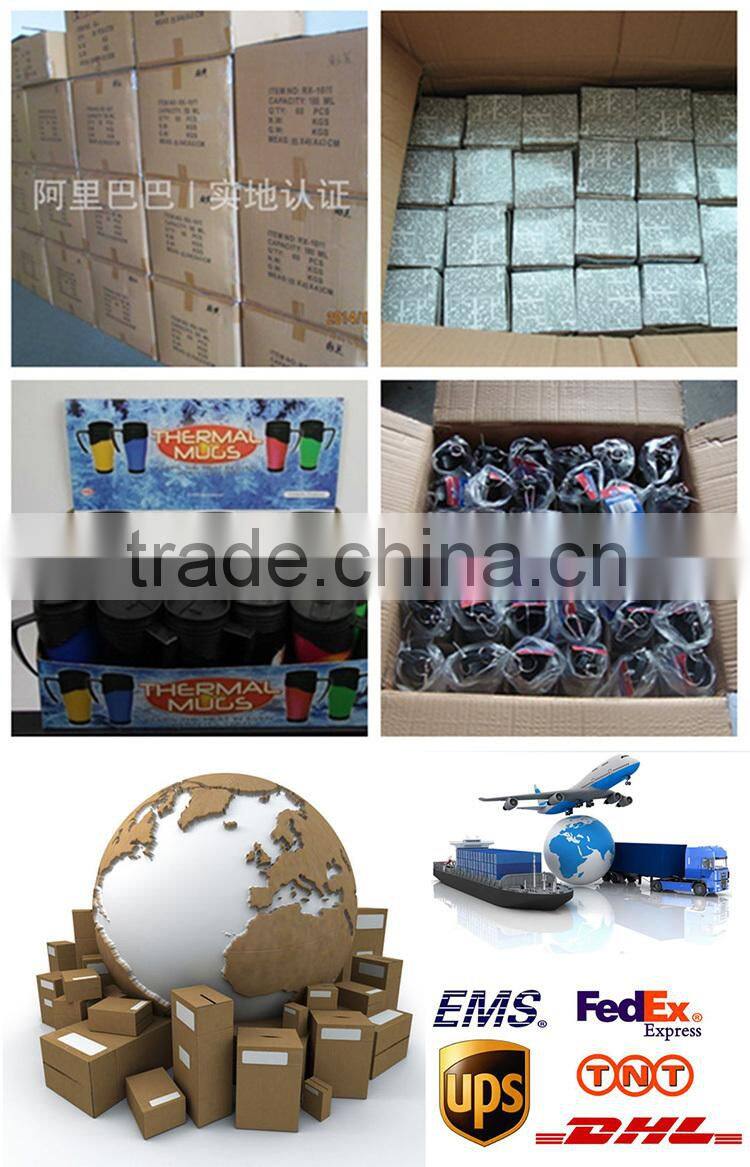 300 ml 10 oz Fake Ceramic Plastic Stainless Steel Insualted Coffee Cups