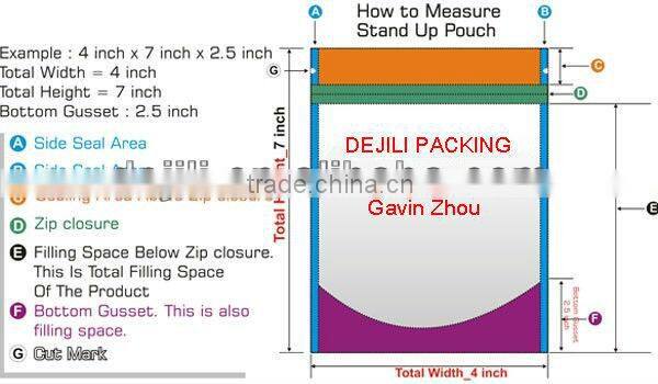 small hanging hole clear opp plastic bag