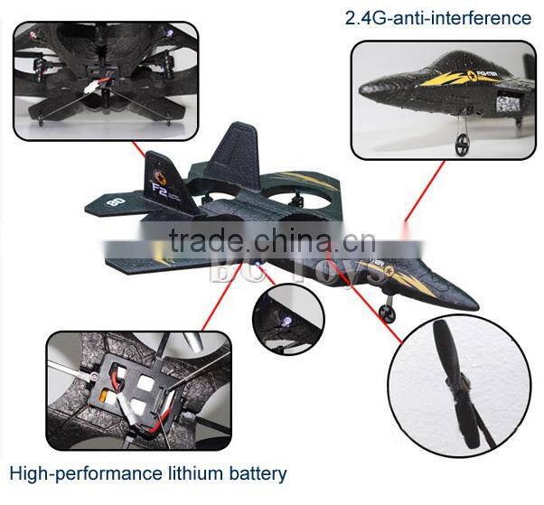 Top grade 6048I F22 aircraft 2.4G rc wifi drone helicopter professional.