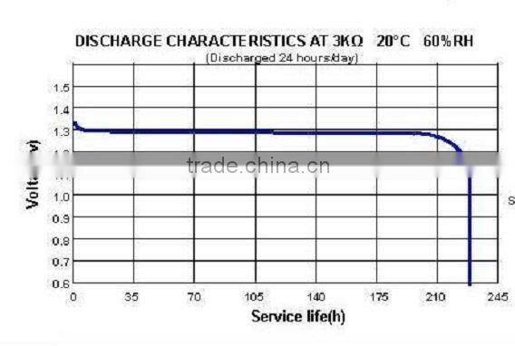 A10 battery long service life 1.4 V A10 Hearing Aid battery