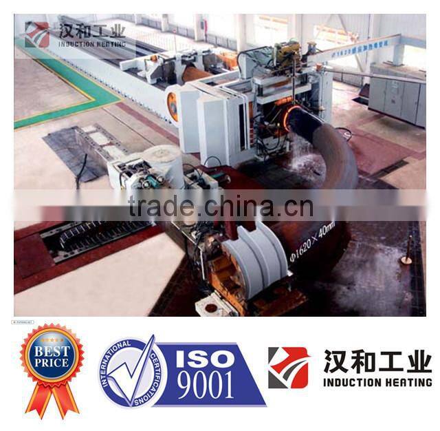 Automatic hot pipe bending machine for gas and oil tubo