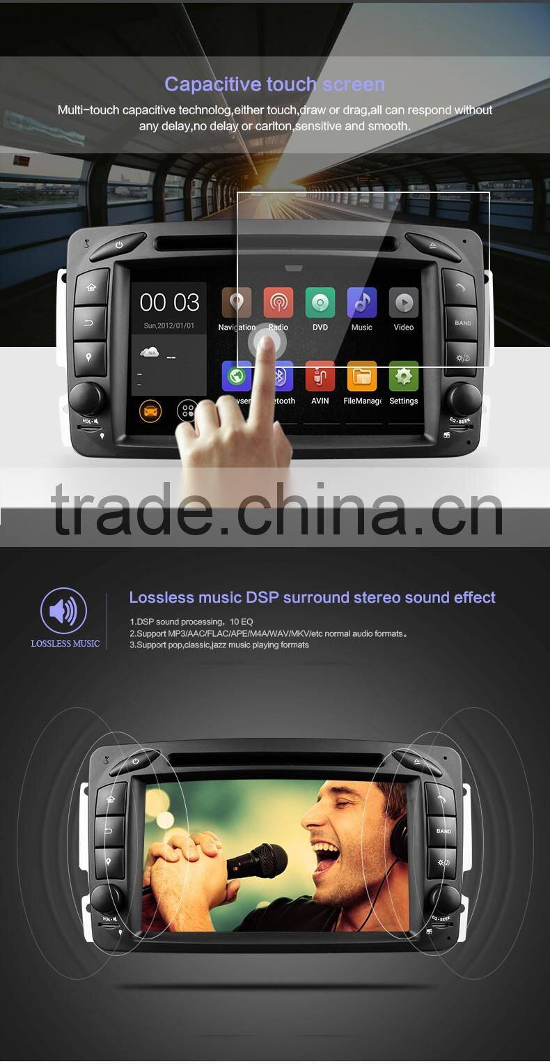 7'' WinMark multimedia car navigation with DVD player audio radio GPS Touch Screen